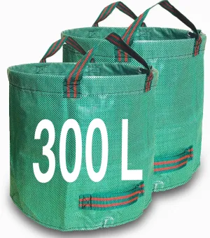 300L Garden Bags Garden Sacks - 2Pack