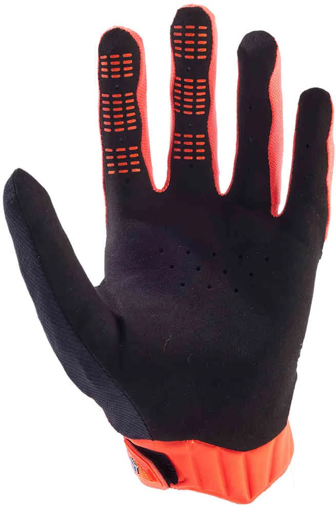 360 Motocross gloves FOX, orange