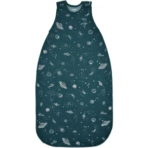 4 Season Big Kid Sleep Bag, Merino Wool & Organic Cotton, 4 - 6 Years, Space - GLOW IN THE DARK