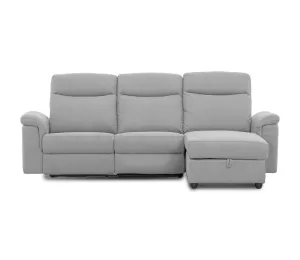 411-97302 RAF Sofa Chaise Recliner Light Grey