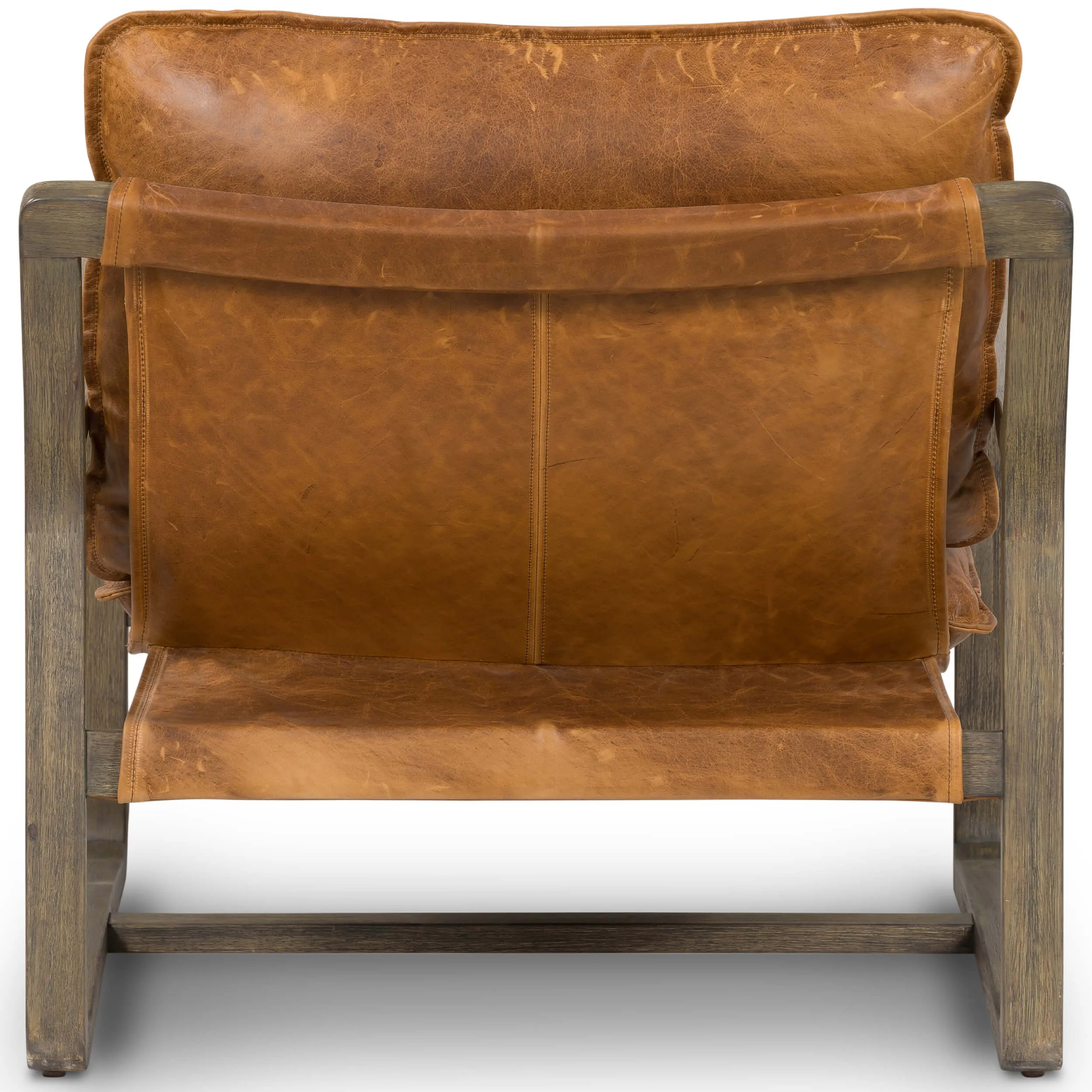 Ace Leather Chair, Raleigh Chestnut