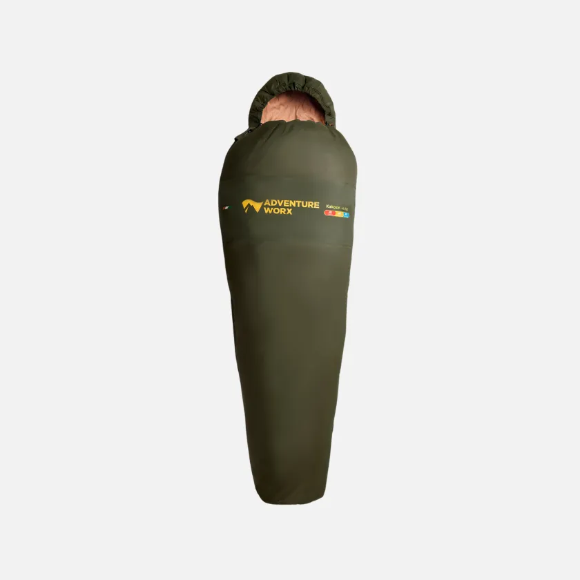 Adventure Worx High Altitude Camping Sleeping Bag -Olive Green