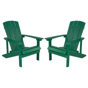 Alamont Home - Charlestown Adirondack Chair (set of 2) - Green