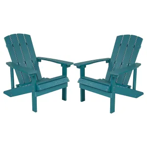 Alamont Home - Charlestown Adirondack Chair (set of 2) - Sea Foam