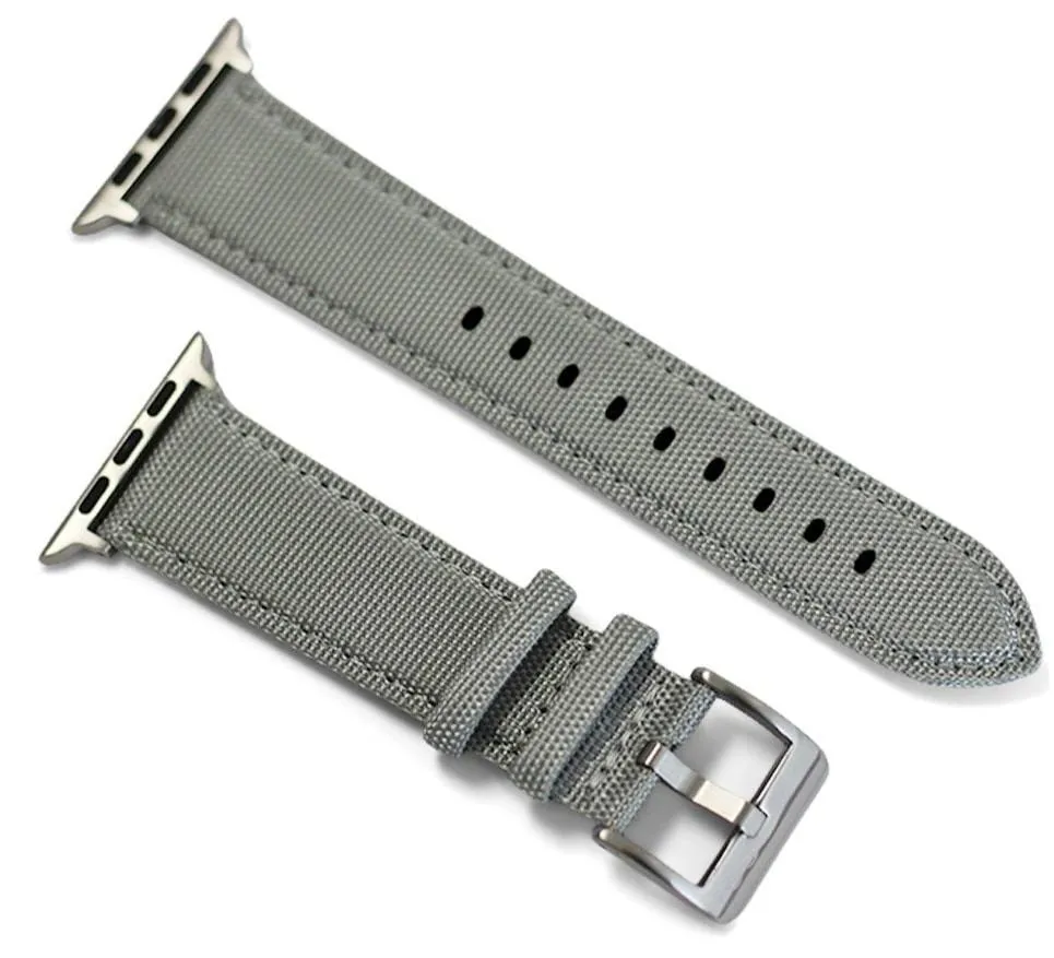 Apple Watch Band - Cordura - Silver