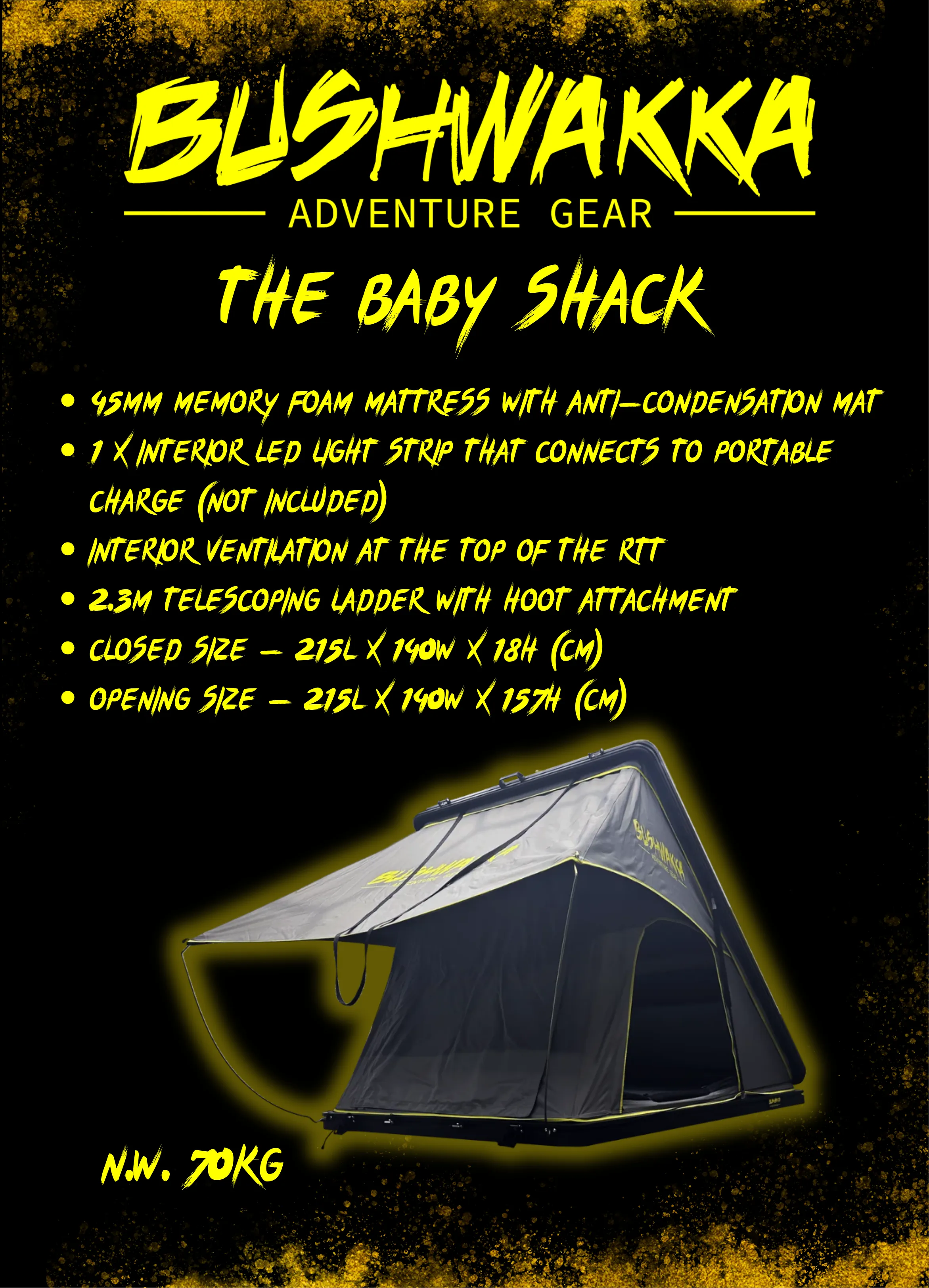 Baby Shack Rooftop Tent