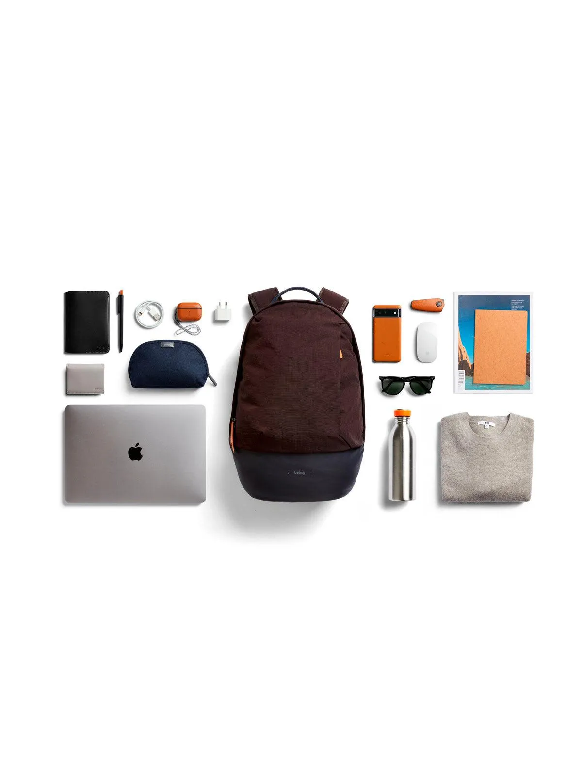 Bellroy Classic Backpack Premium Edition Deep Plum