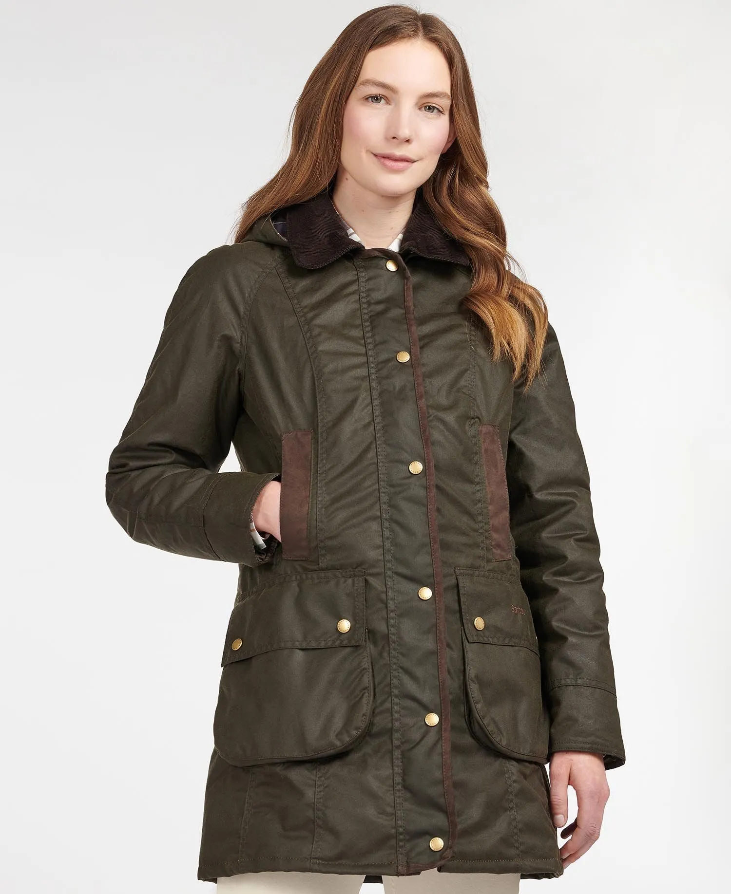 Bower Wax Jacket - Olive