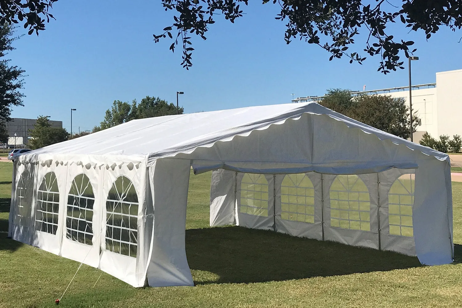 Budget PE Party Tent 26'x16' with Waterproof Top - B Model