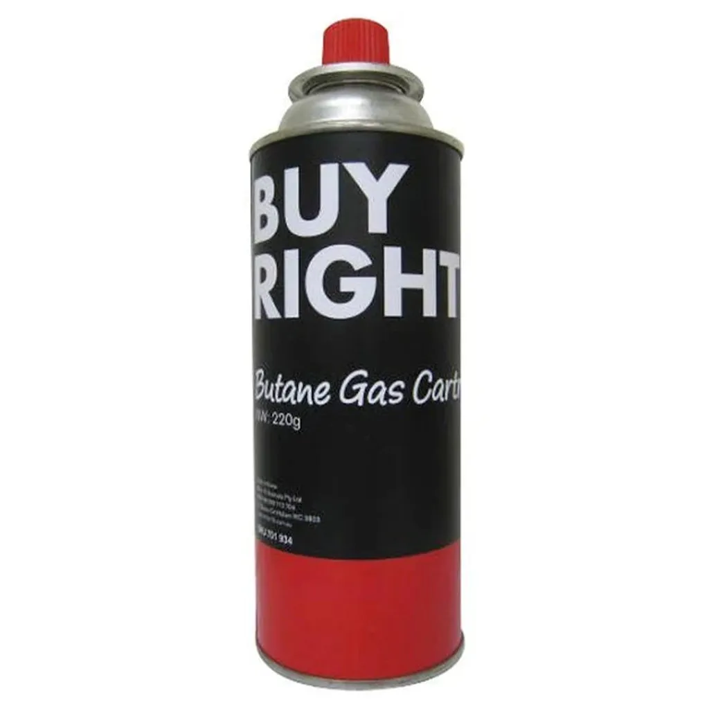 Buy Right Butane Gas Cartridge 220g 3Pcs 701934