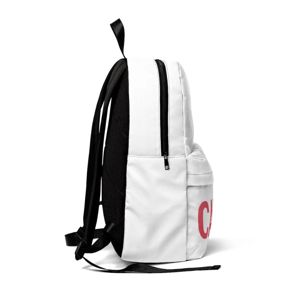 Caution Unisex Classic Backpack