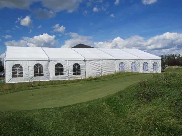 Clearspan Tent, 12M X 25M Plain Walls