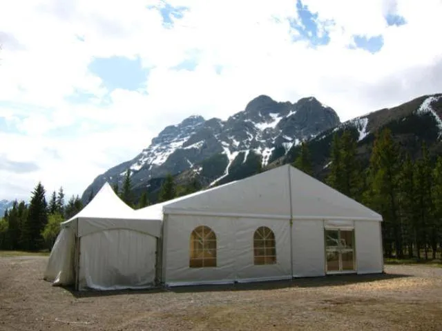 Clearspan Tent, 12M X 35M French Window