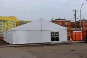 Clearspan Tent, 15M X 55M Plain Wall