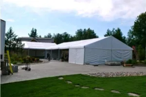 Clearspan Tent, 18M X 65M Plain Wall