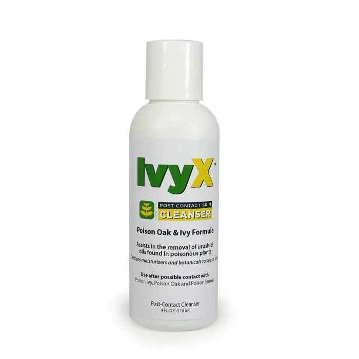 Cortex 84664 Ivy X Post-Contact Poison Oak and Ivy Cleanser, 4 Ounce Lotion Tottle, Case of 12