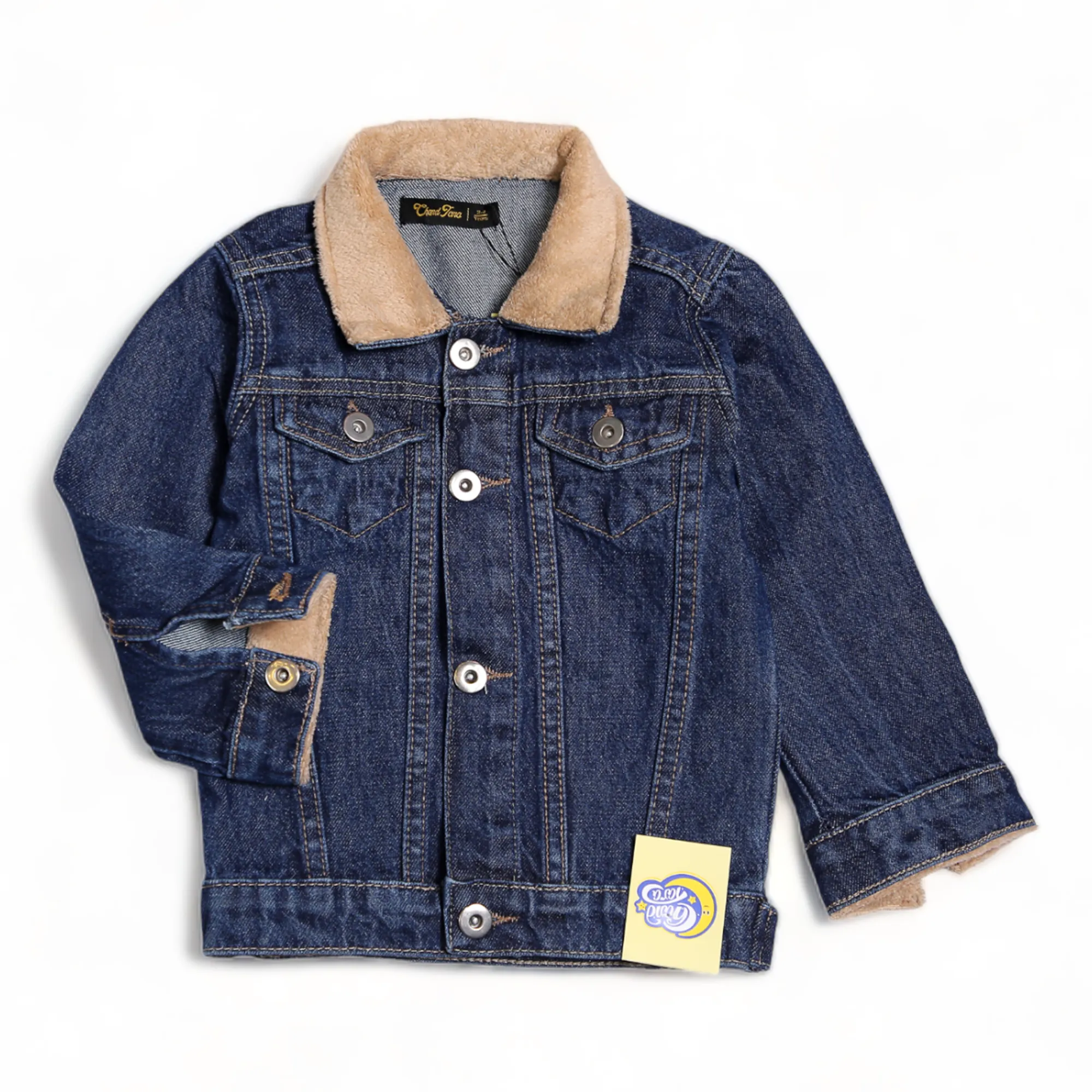 DENIM JACKET W/RIB