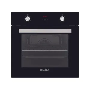 Elba 60cm Black Multifunction Electric Oven With Glass Finish - T60-5