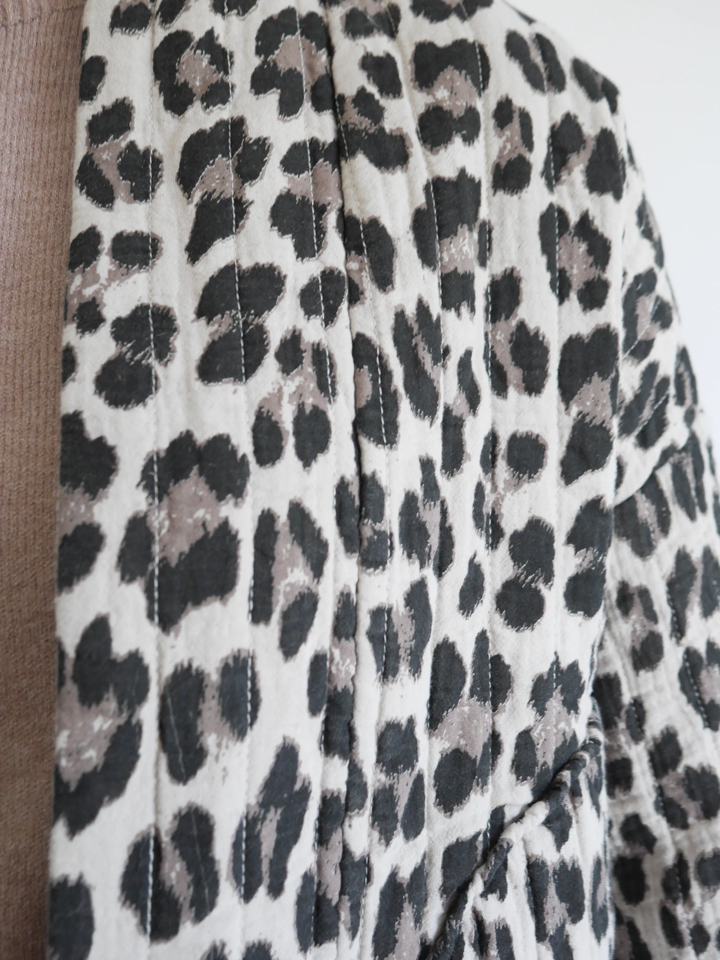 Emma Jacket Winter White Leopard