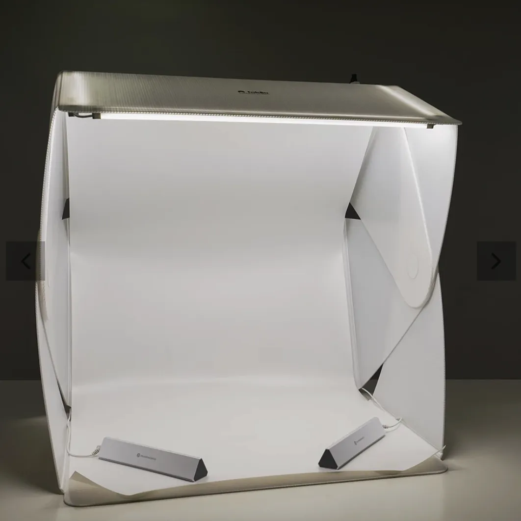 Foldio3 25" Product Photography Studio Tent Box (Includes LED Lights and 2 Backdrops)