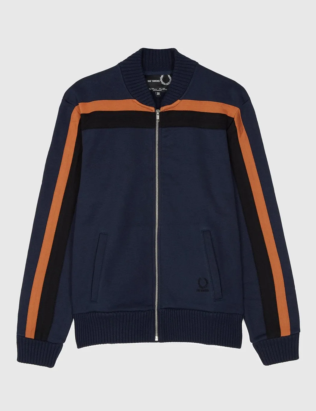 Fred Perry x Raf Simons Sweat Bomber Jacket - Dark Navy