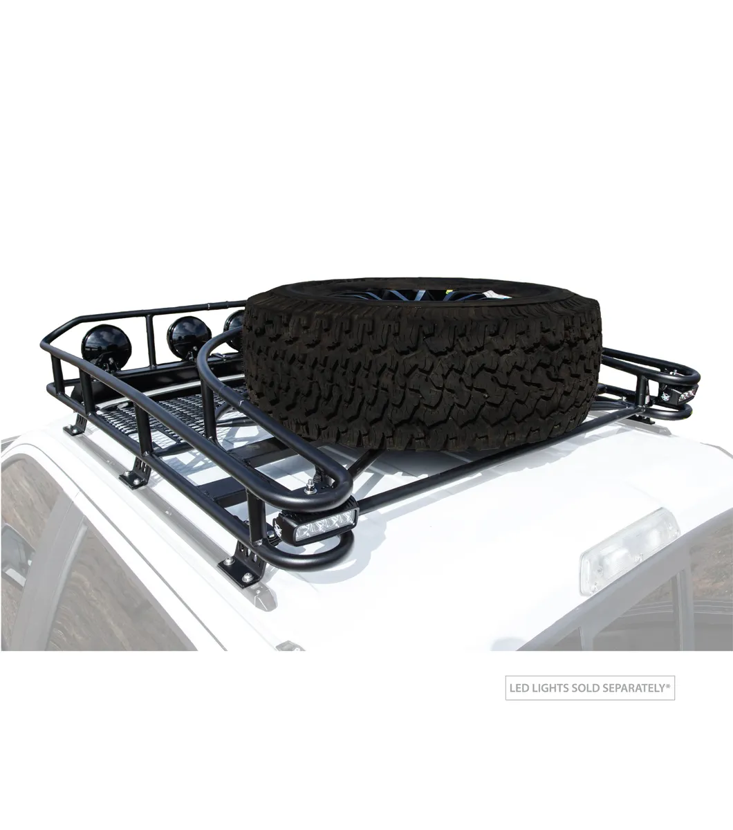 GOBI - Ranger Tire Carrier Rack - Multi-Light Setup - F150/Raptor (Crew Cab)