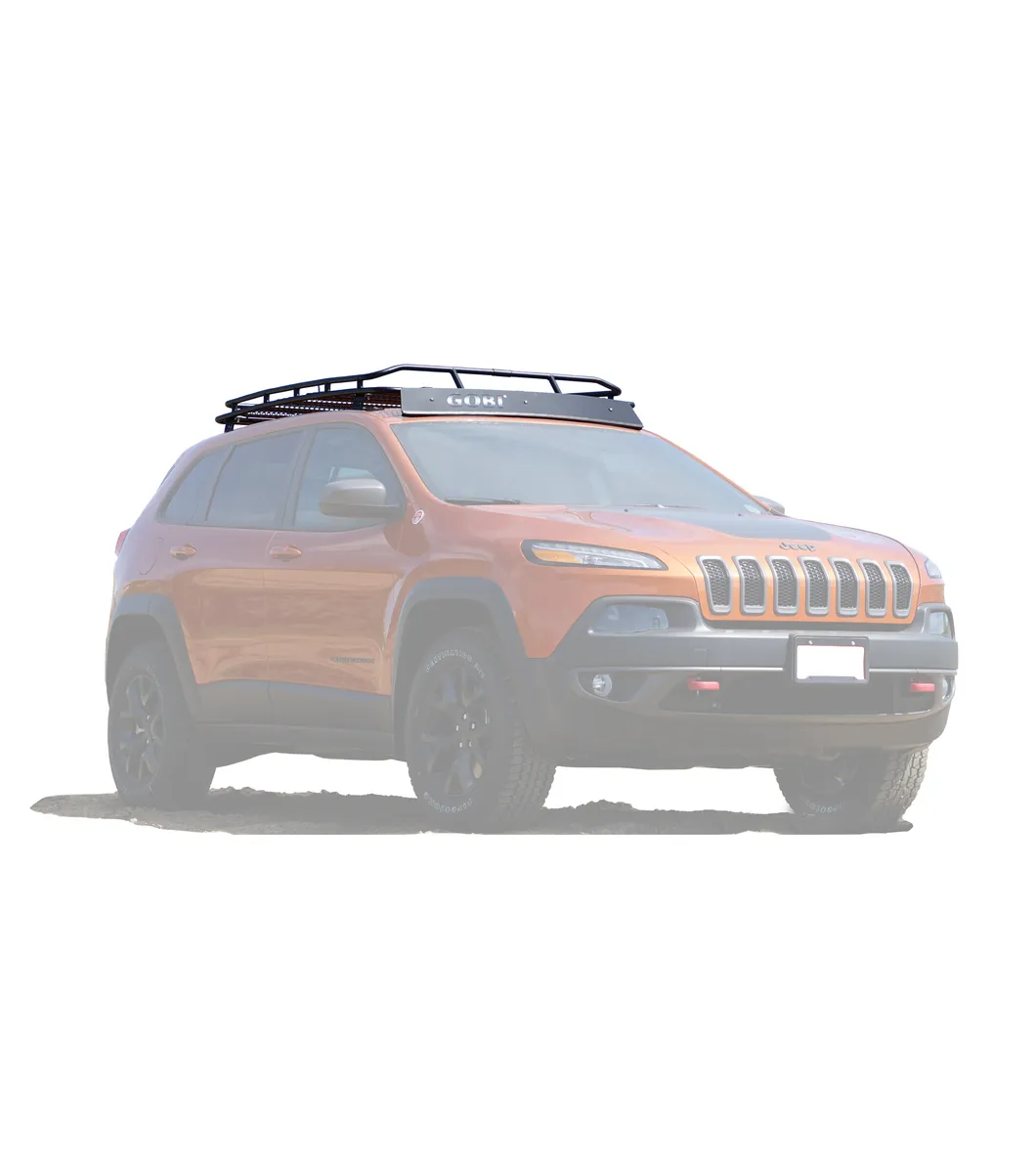 GOBI Stealth Rack for Jeep Cherokee KL w/ Multi-Light Setup & Sunroof