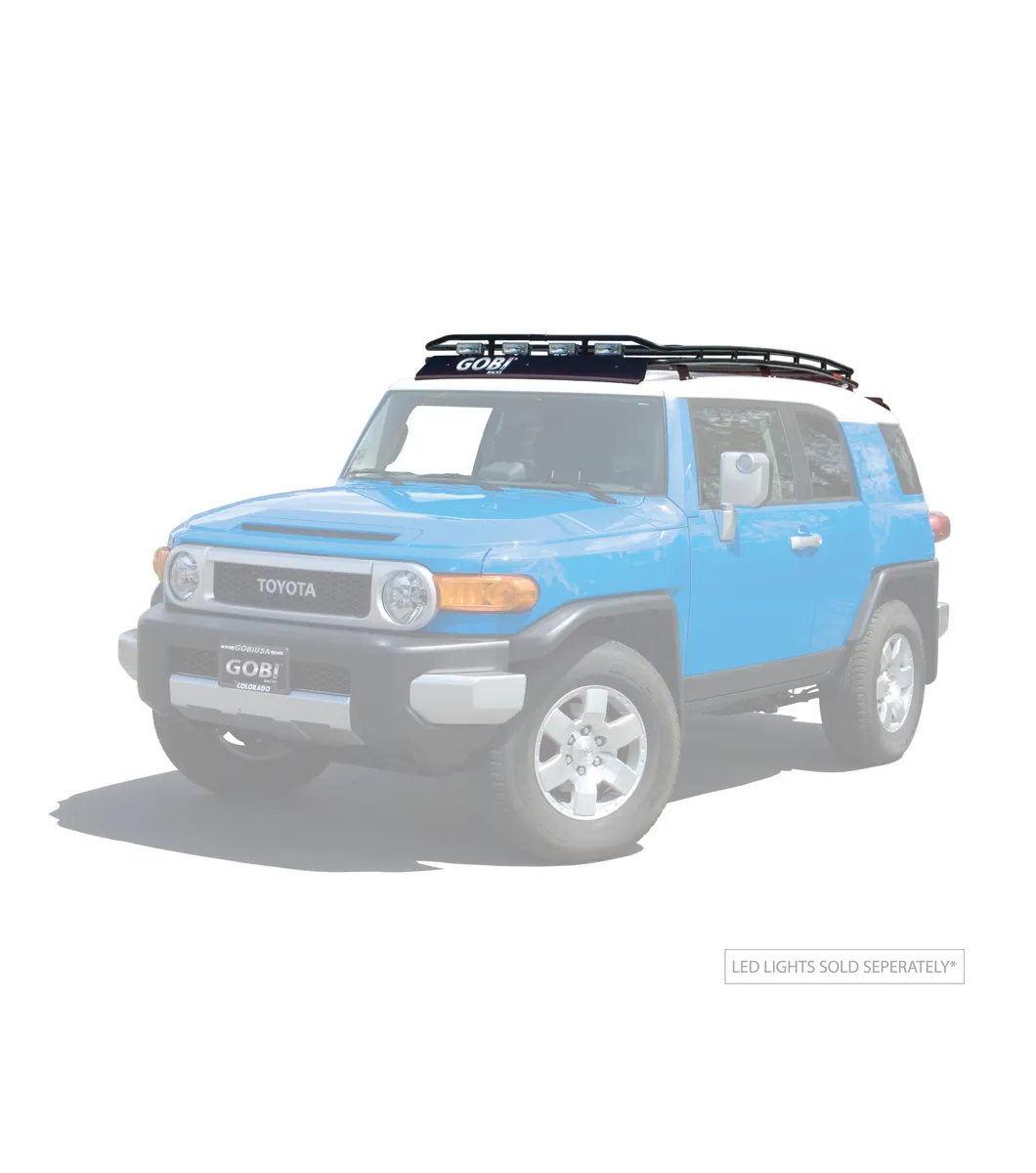 GOBI - Stealth Rack - Light Bar Setup - 2007-2014 FJ Cruiser