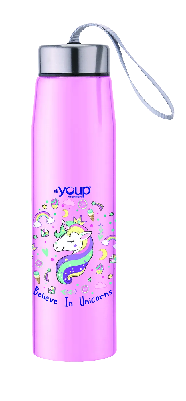 Insulated  Unicorn kids water bottle ABBY - 500 ml Stainless steel