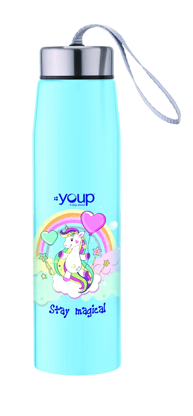 Insulated  Unicorn kids water bottle ABBY - 500 ml Stainless steel