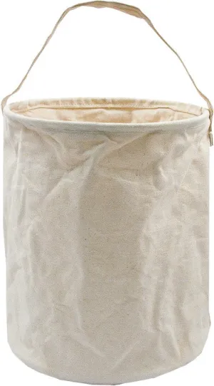 Khaki - Natural Canvas Water Bucket 10 in. x 9 in.