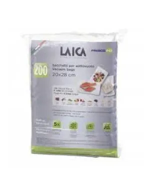 Laica 200 Vacuum Preservation Bags 20x28 Cm. Vt3511