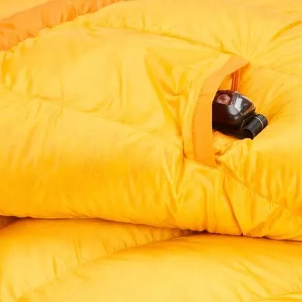 Lithium Sleeping Bag: 0F Down Marmot, Orange Pepper/Golden Sun