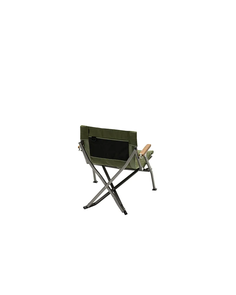 Luxury Low Beach Chair in Dark Green