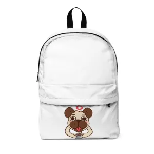 More Pug Coffee Please Unisex Classic Backpack