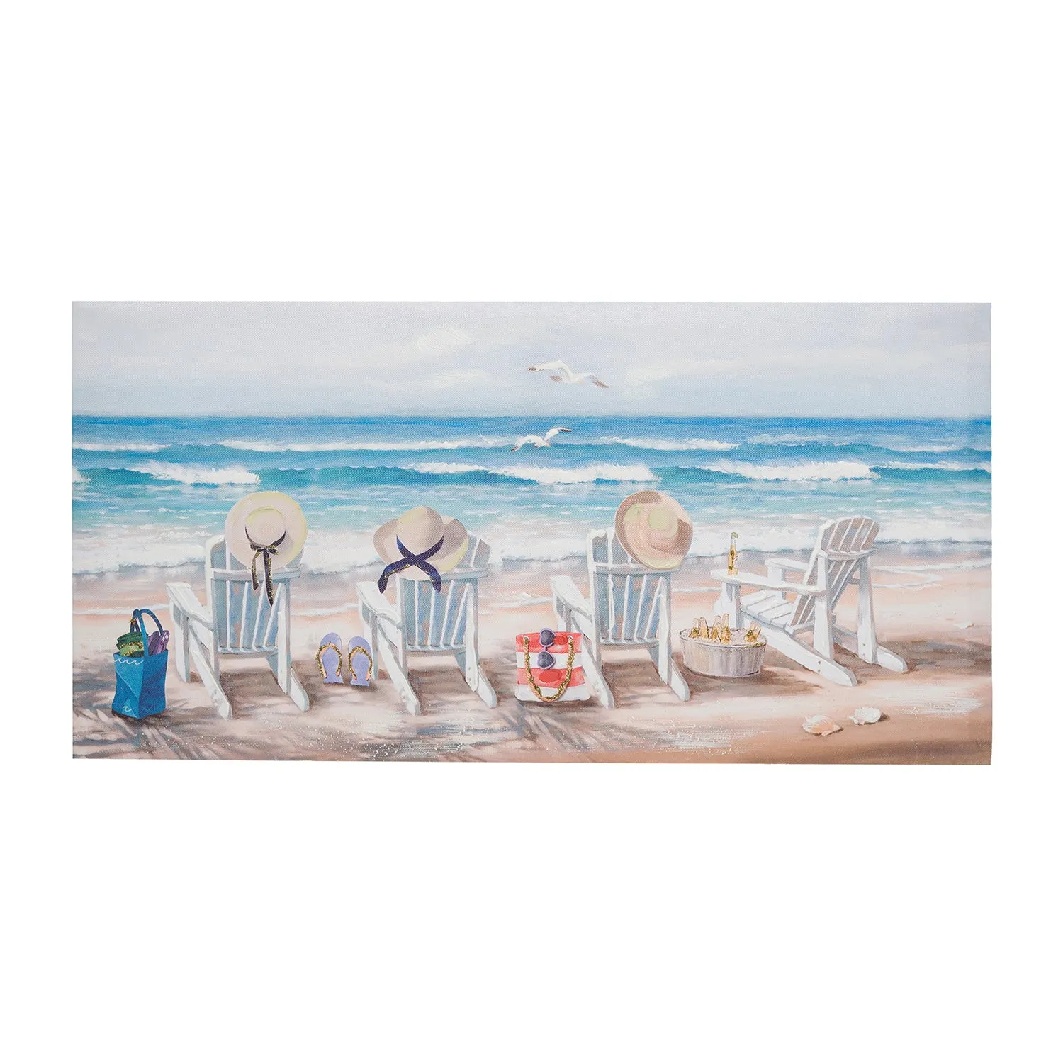 Multi Adirondack Chairs Wall Art