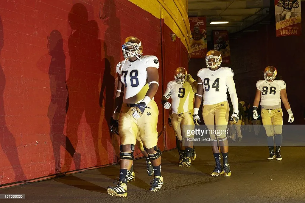 Notre Dame Football 2013 Game Used Adidas Jersey #78 Ronnie Stanley