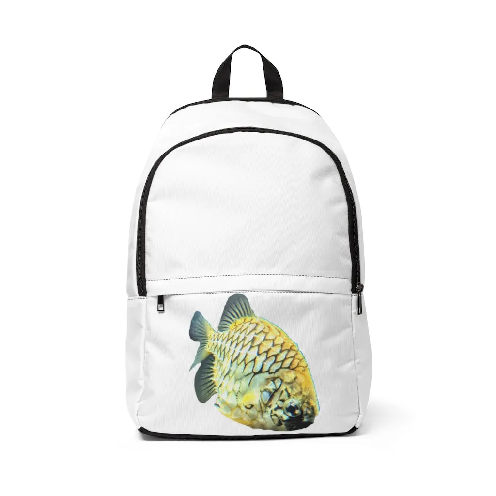 Pineapple Fish Unisex Fabric Backpack