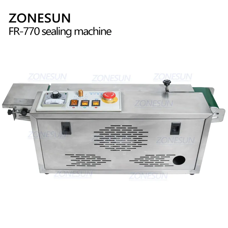 plastic bag soild ink continuous band sealer sealing machine fr-770, Expanded food band sealer