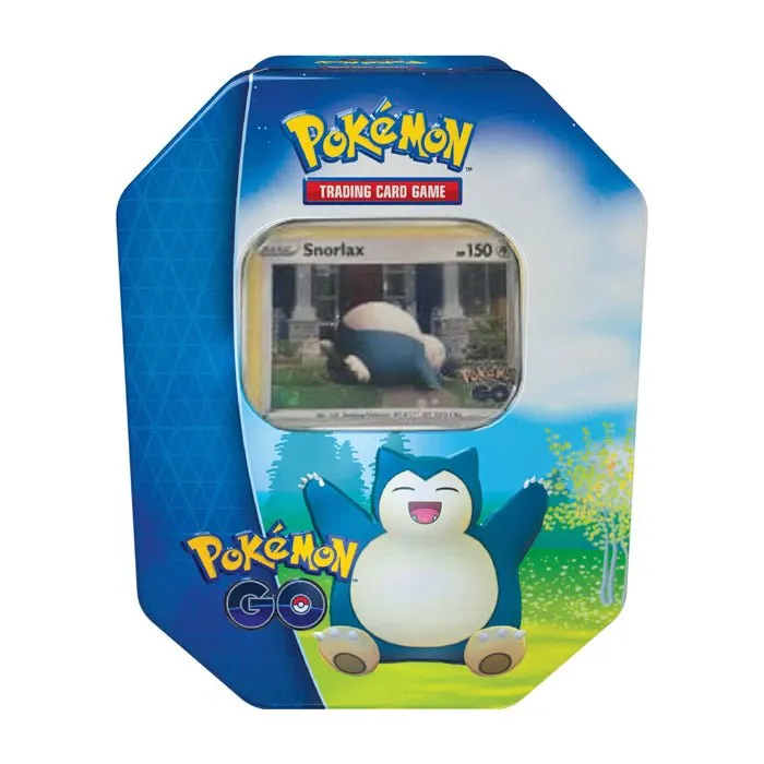 Pokemon Go Trading Card Tin - Snorlax