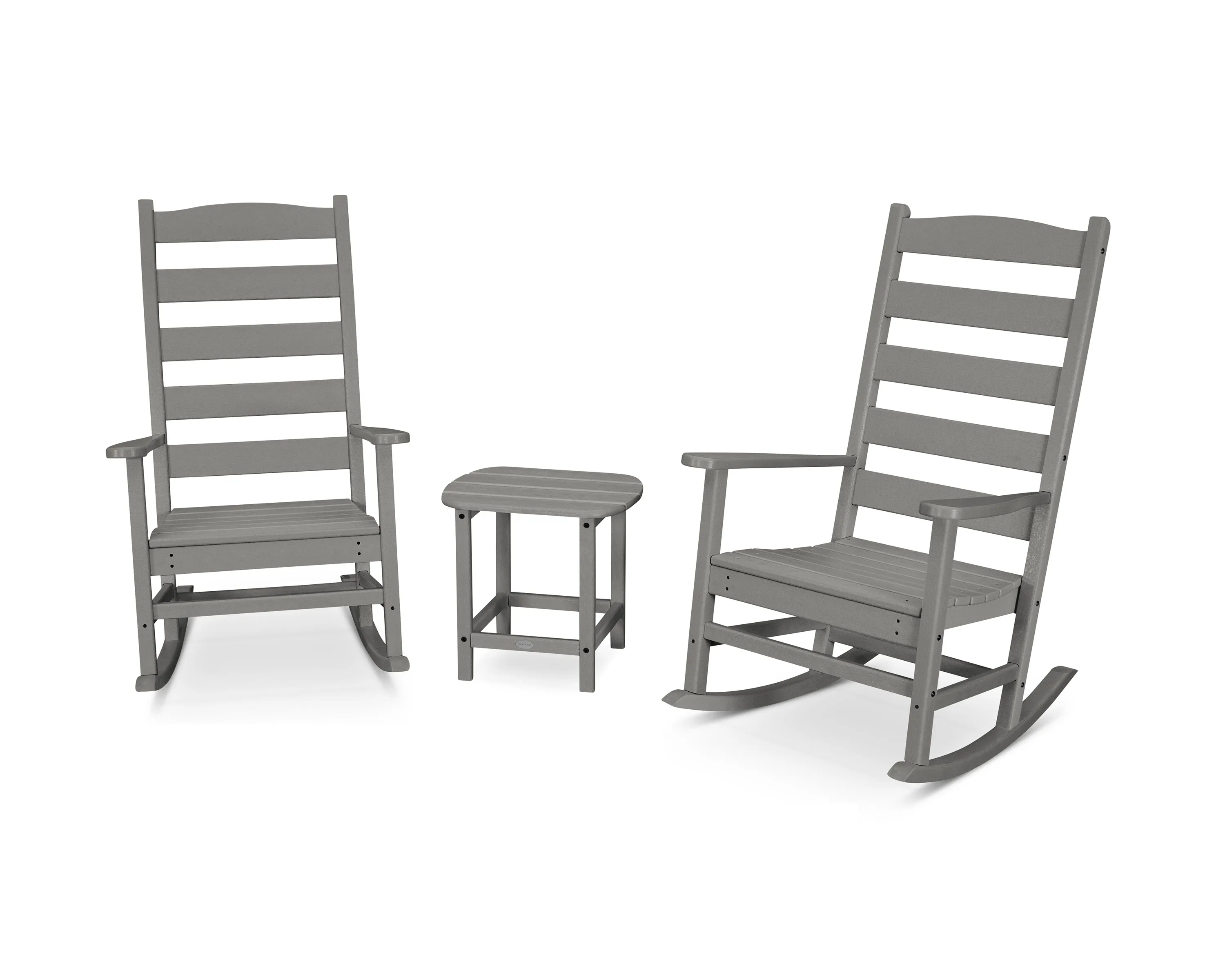 POLYWOOD® Shaker 3-Piece Porch Rocking Chair Set