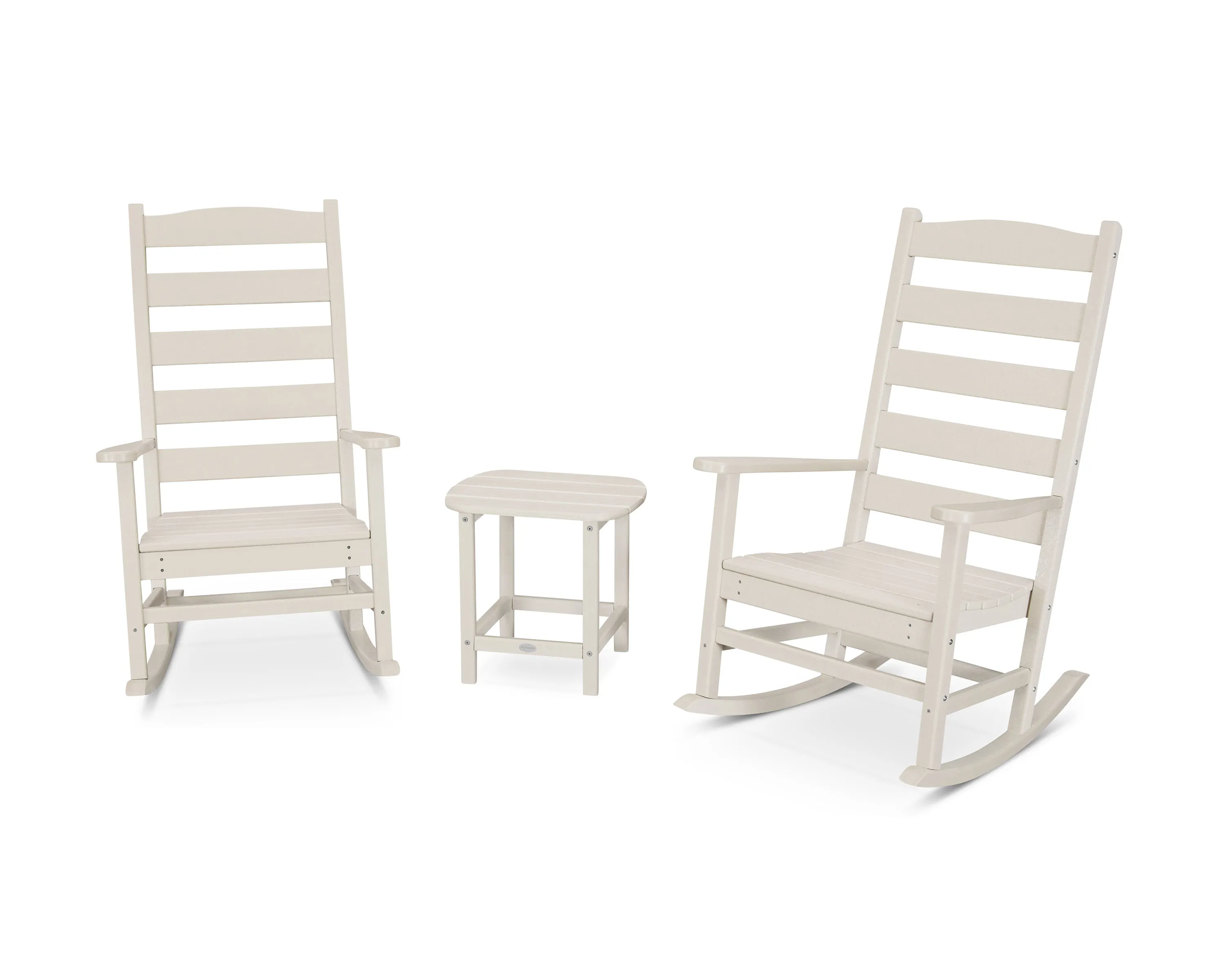 POLYWOOD® Shaker 3-Piece Porch Rocking Chair Set