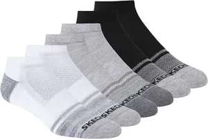 Skechers Men's 6 Pack Low Cut Socks