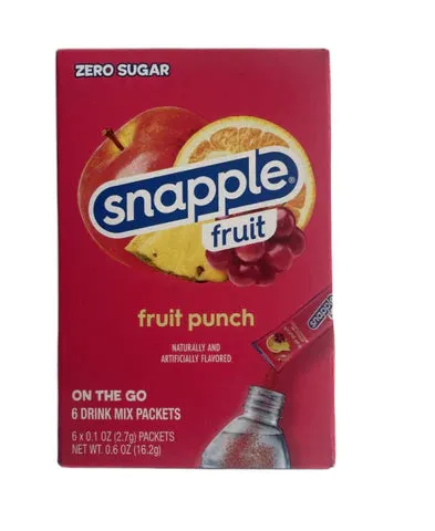 Snapple Fruit Punch on the Go Packs