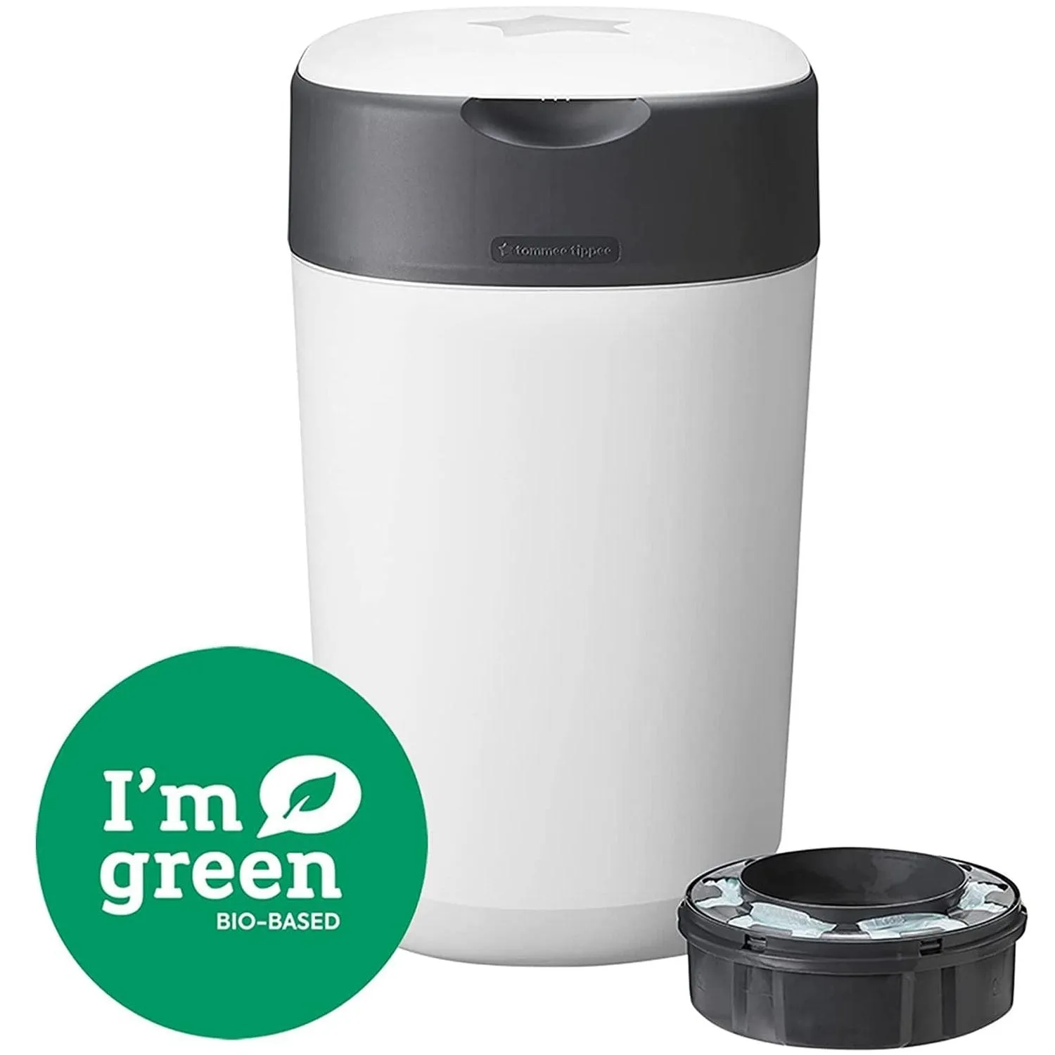 Tommee Tippee Twist & Click Nappy Disposal Tub - White