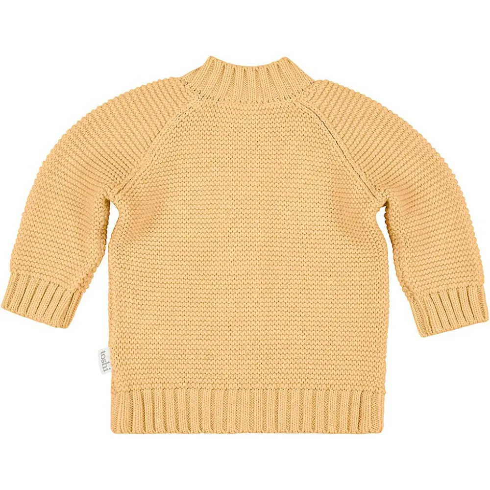 Toshi Organic Cardigan Andy Turmeric