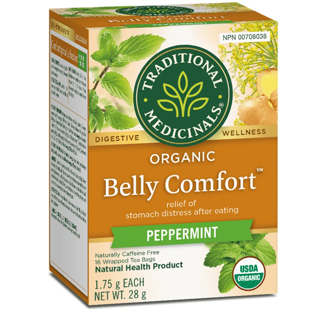 Traditional Medicinals Belly Comfort Peppermint 16 Tea Bags