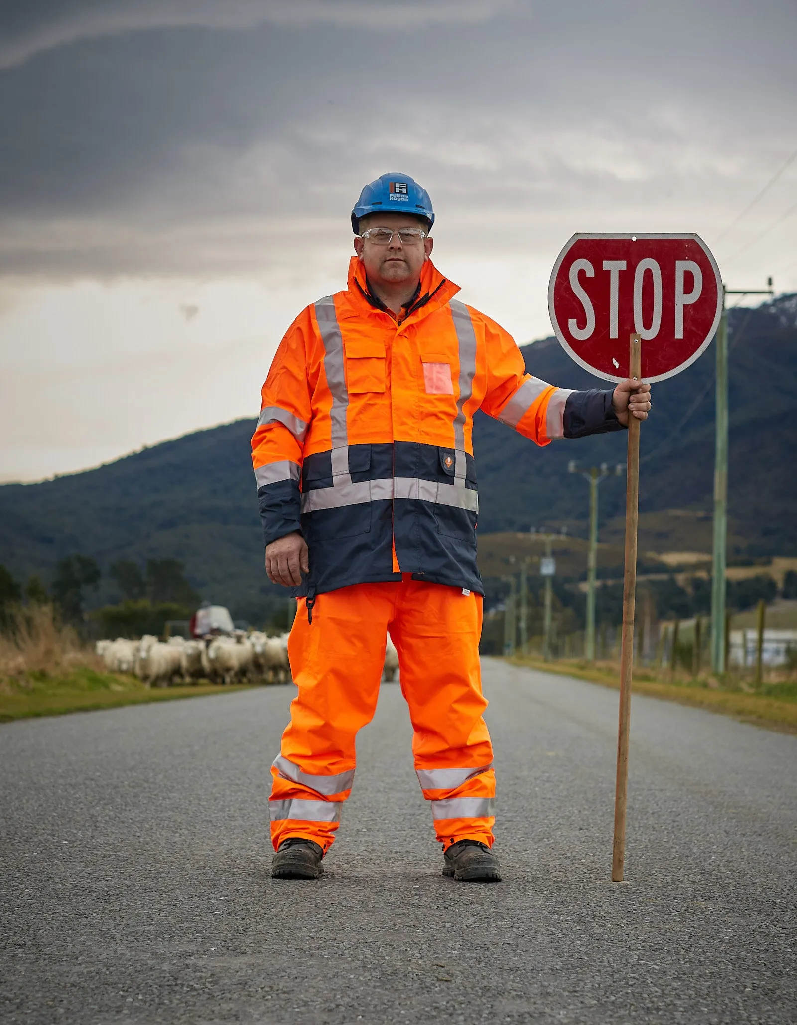 Tuffviz Highway Two-Toned Jacket Orange