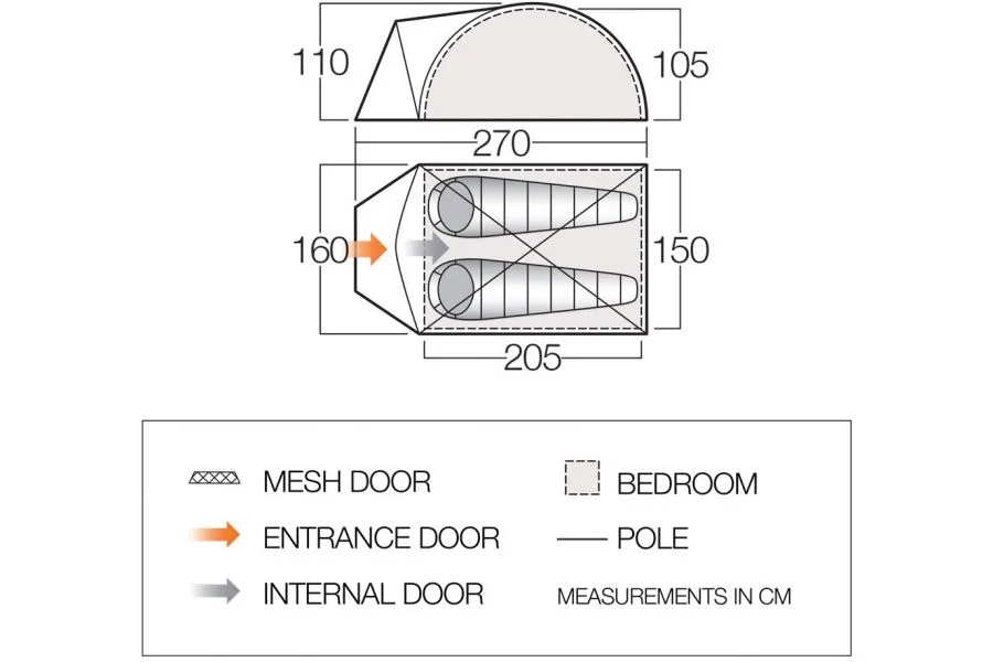 Vango Alpha 250 CLR Tent