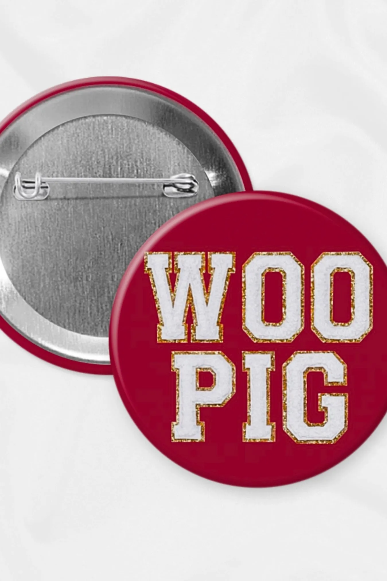 Wake Up It's Game Day College Spirit Tailgate Buttons